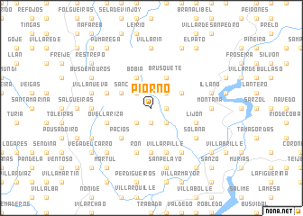 map of Piorno