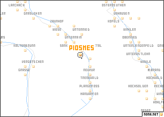 map of Piösmes