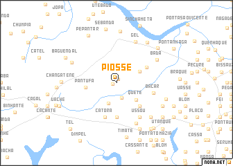 map of Piosse