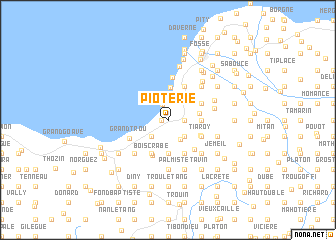 map of Pioterie