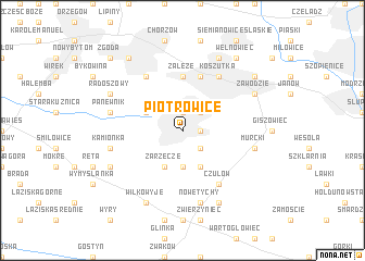 map of Piotrowice