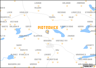 map of Piotrowice