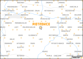 map of Piotrowice