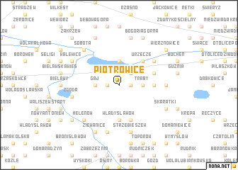 map of Piotrowice