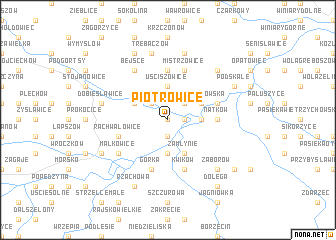 map of Piotrowice