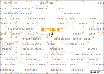 map of Piotrowice