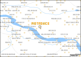 map of Piotrowice