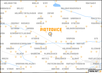 map of Piotrowice