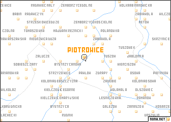 map of Piotrowice