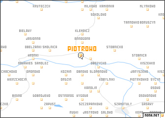 map of Piotrowo