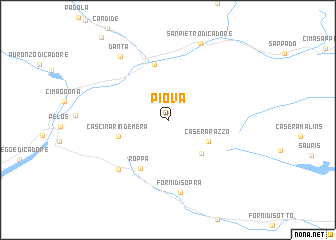 map of Piova