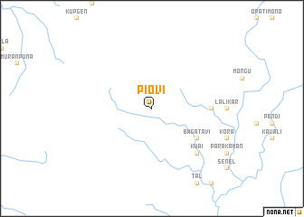 map of Piovi