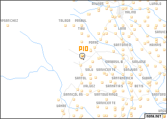 map of Pio