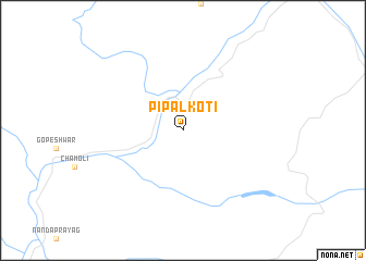 map of Pīpalkoti