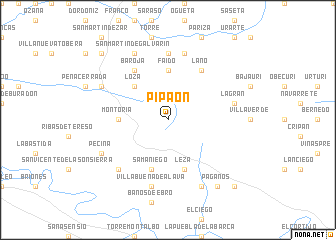 map of Pipaón