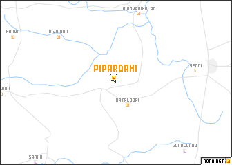 map of Pipardāhī