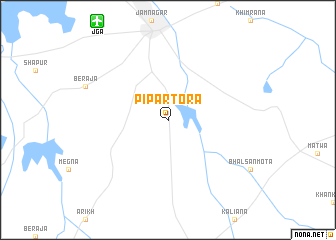 map of Pipartora