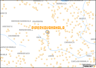 map of Piperkova Mahala
