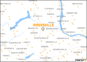 map of Pipersville