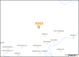 map of Piper