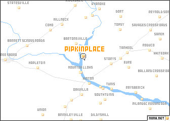 map of Pipkin Place