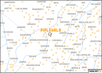 map of Piplewāla