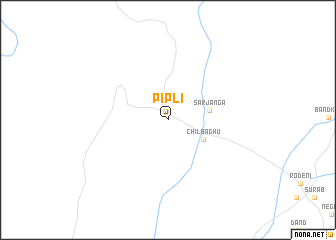 map of Pīpli