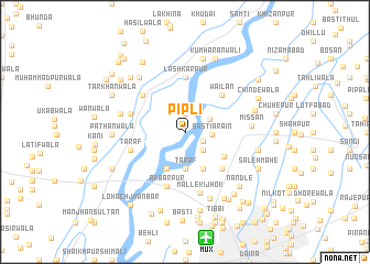 map of Pipli