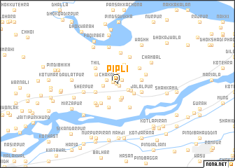 map of Pipli