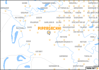 map of Piprāgāchhi