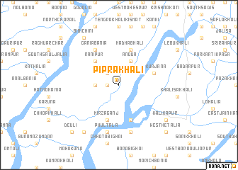 map of Piprākhāli