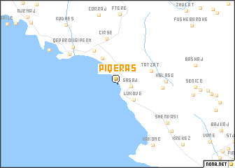 map of Piqeras