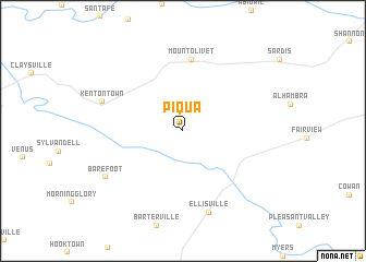 map of Piqua