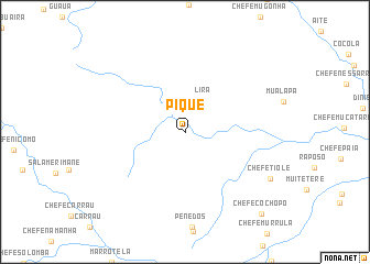 map of Pique