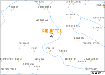 map of Piquintel