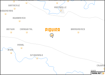map of Piquira