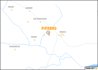 map of Pīrābād