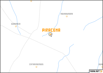 map of Piracema