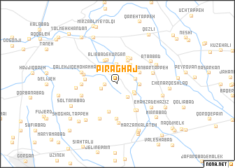 map of Pīr Āghāj