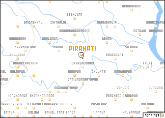 map of Pirāhāti