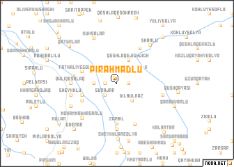 map of Pīr Aḩmadlū
