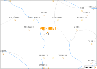 map of Pirahmet