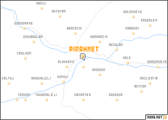 map of Pirahmet