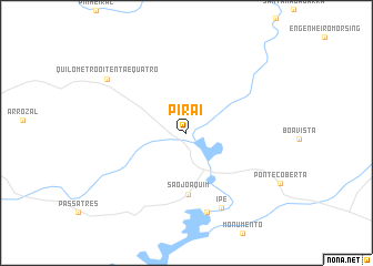 map of Piraí