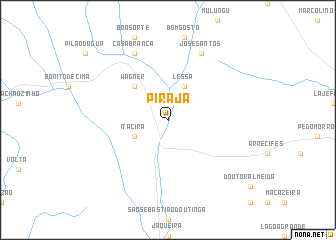 map of Pirajá