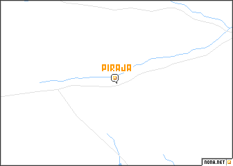 map of Pirajá