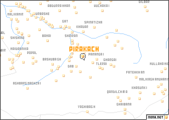 map of Pīra Kach