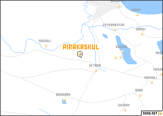 map of Pirǝkǝşkül