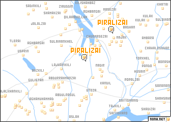 map of Pir Alīzai