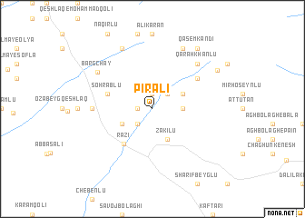 map of Pīr ‘Alī